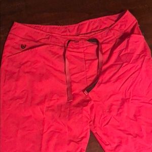 Hot pink Scrub bottoms (L)